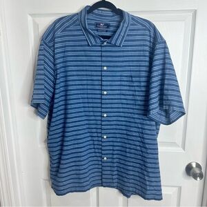 Vineyard Vines Classic Fit Shirt mens short sleeve button shirt large